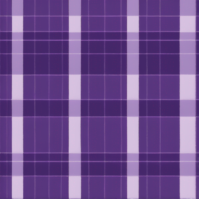 Purple tartan pleated mini skirt, isolated emoji