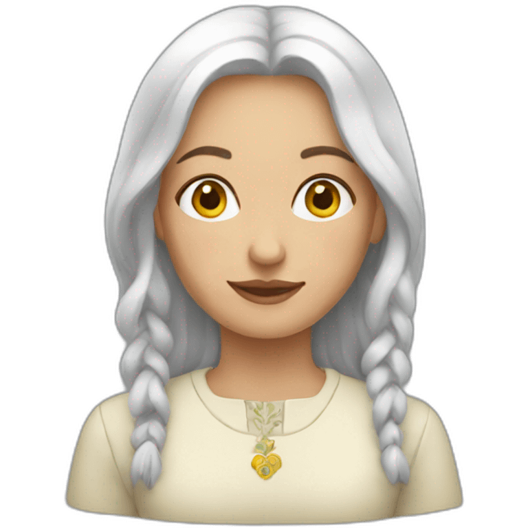 Ukrainian woman emoji