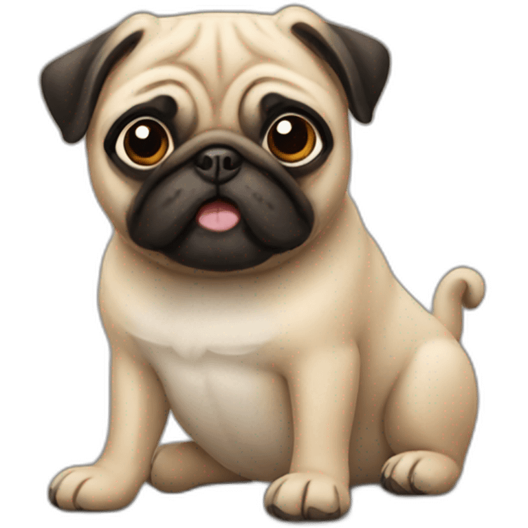 Pug dog emoji