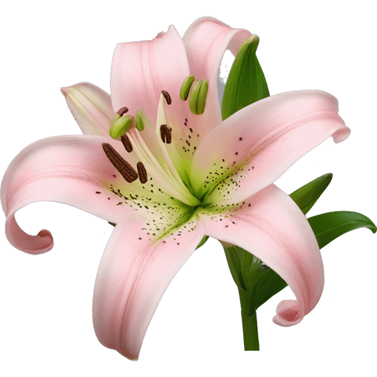 light pink lilium emoji