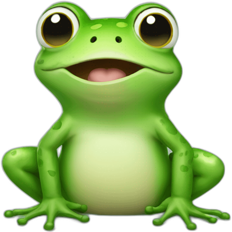 happy frog emoji