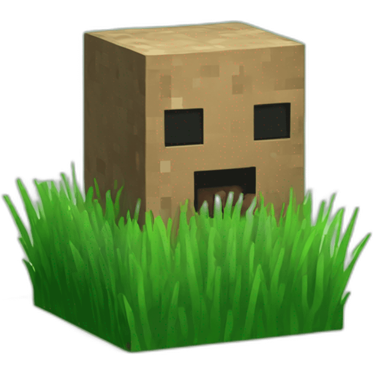 grass block minecraft emoji