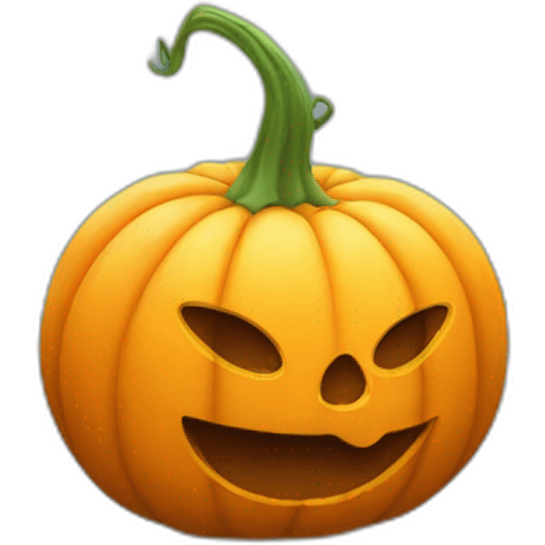 Pumpkin Blowing a Kiss emoji