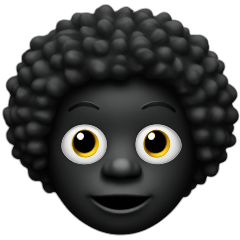 Golliwog speaker emoji