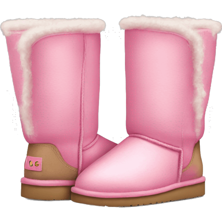 Pink uggs emoji