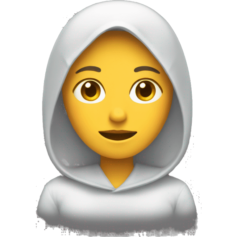 Mujer haciendo ultrasana emoji