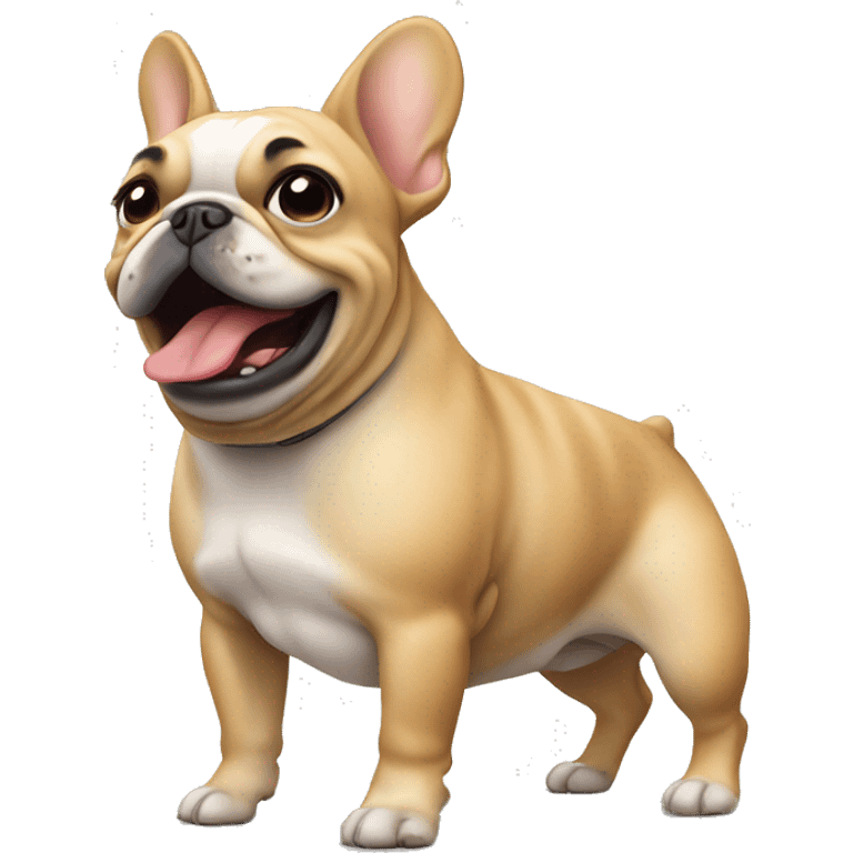 farting frenchie emoji