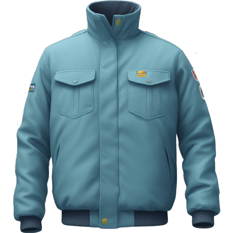 photorealistic columbia jacket emoji