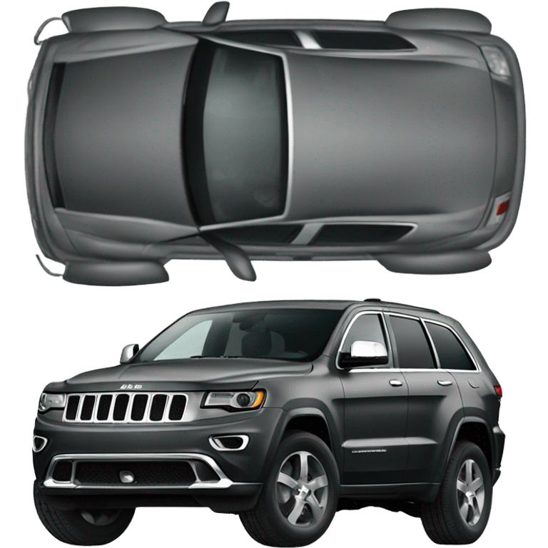 Charcoal grey jeep grand cherokee emoji