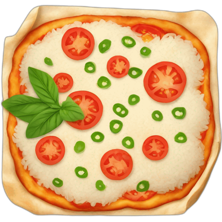 vietnamese rice sheet pizza emoji