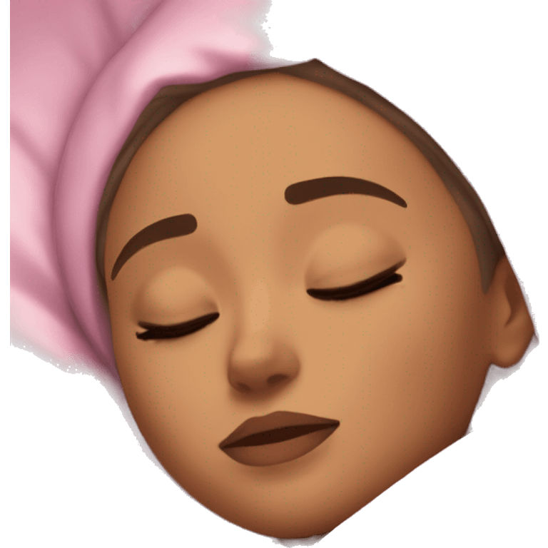 Ariana Grande sleeping emoji