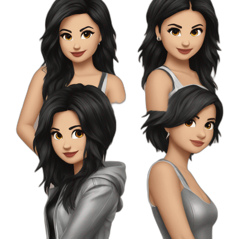 demi lovato and selena gomez emoji