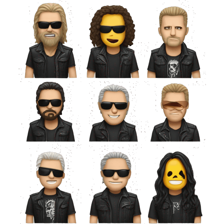 La palabra "Valente" con la tipografía de metallica emoji