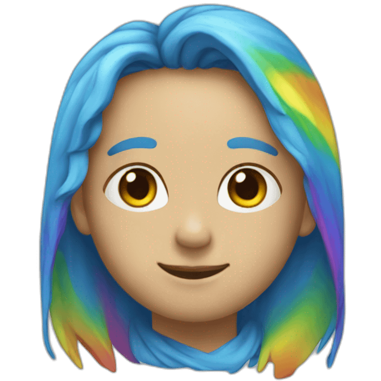 Rainbow-friends-blue emoji