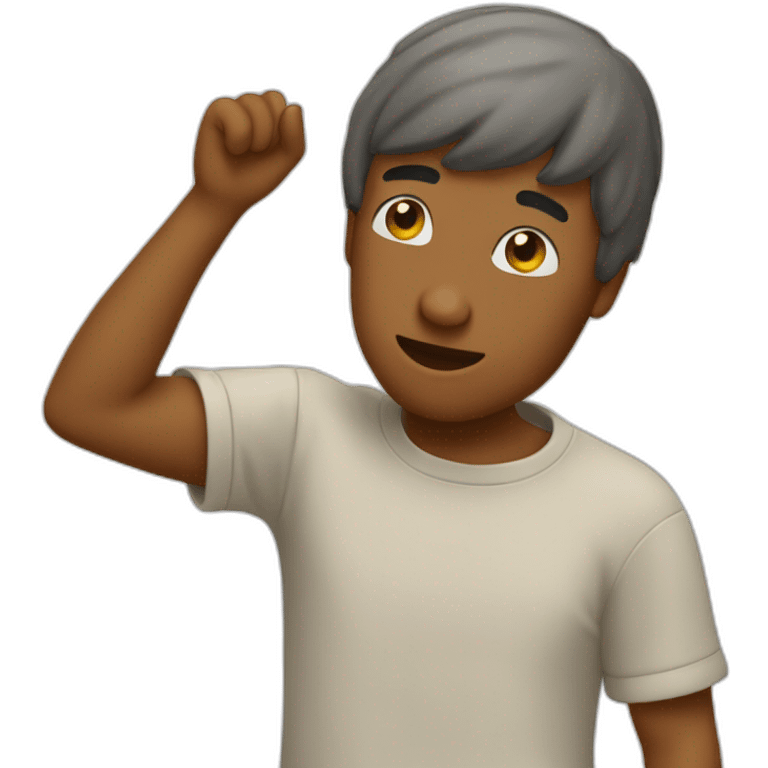 Dab avec les main emoji