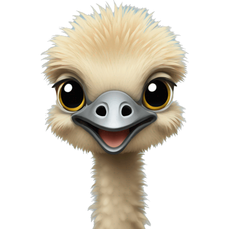 baby ostrich emoji