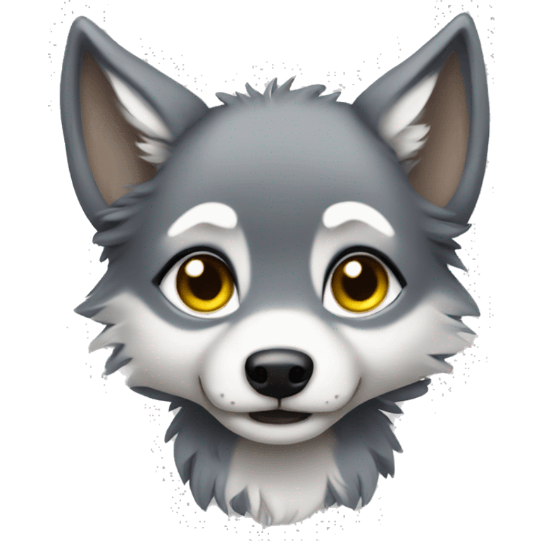 Baby wolf emoji