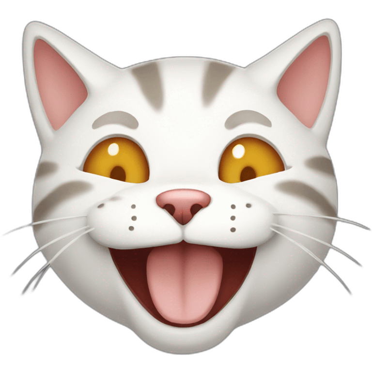 Laughing cat emoji