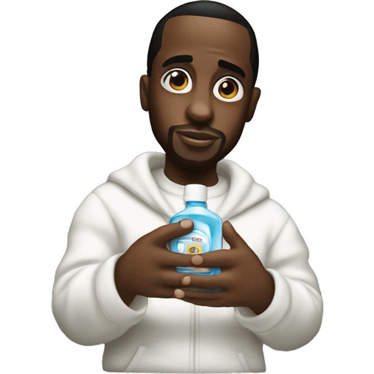 P diddy holding baby oil emoji