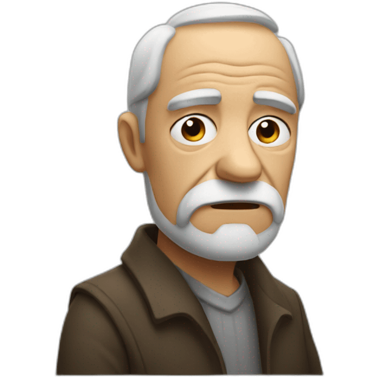 Sad oldman emoji