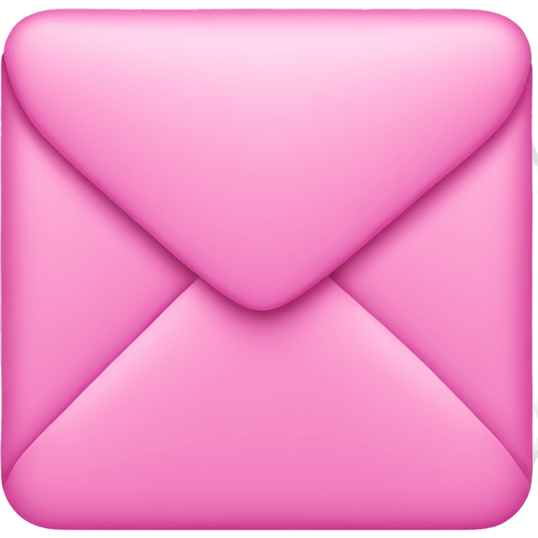 Pink letter v emoji