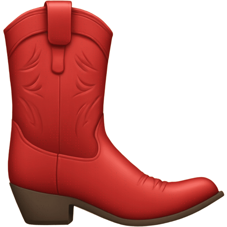 Red cowboy boots emoji