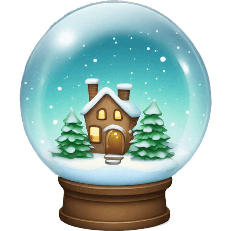 Snow globe with space inside emoji