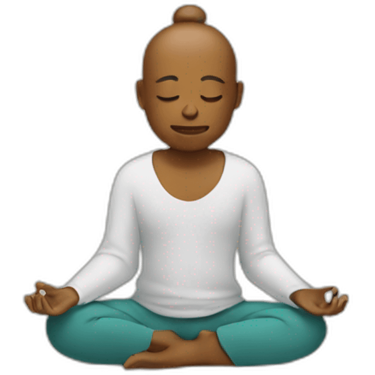 meditate emoji