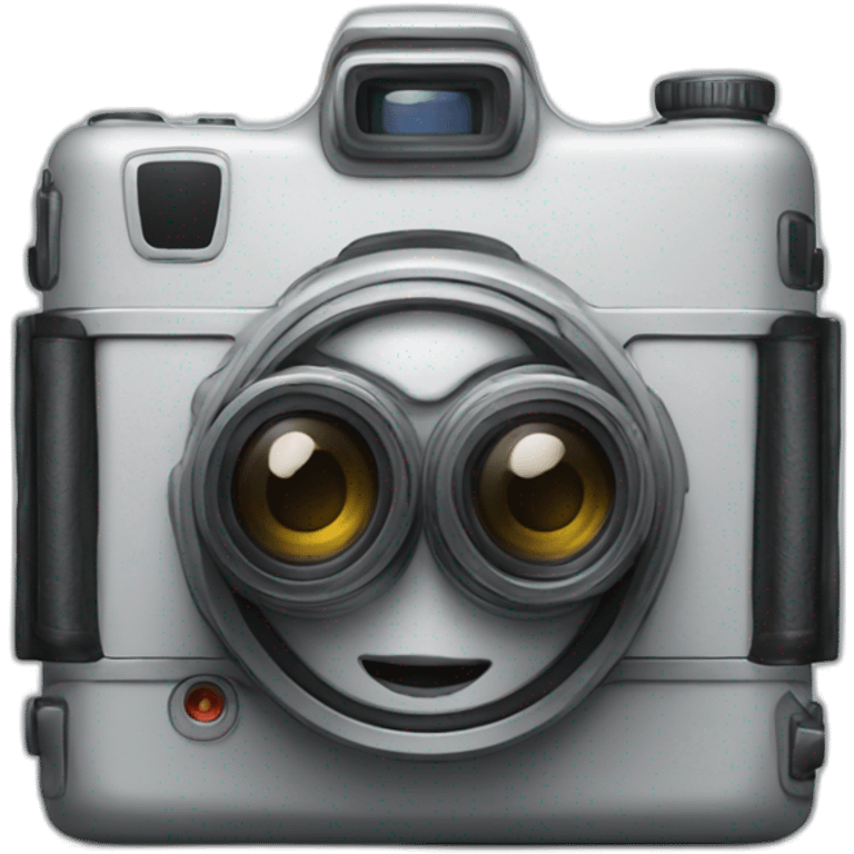 Brainy camera emoji