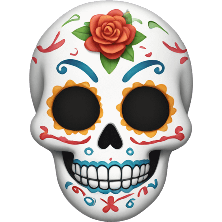 sugar skull emoji  emoji