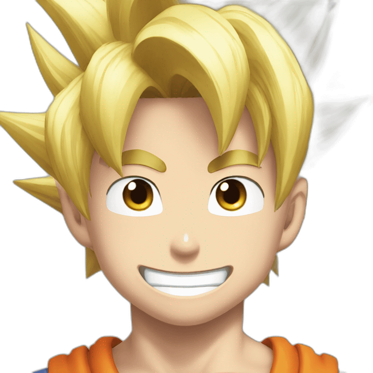 Son goku smile emoji