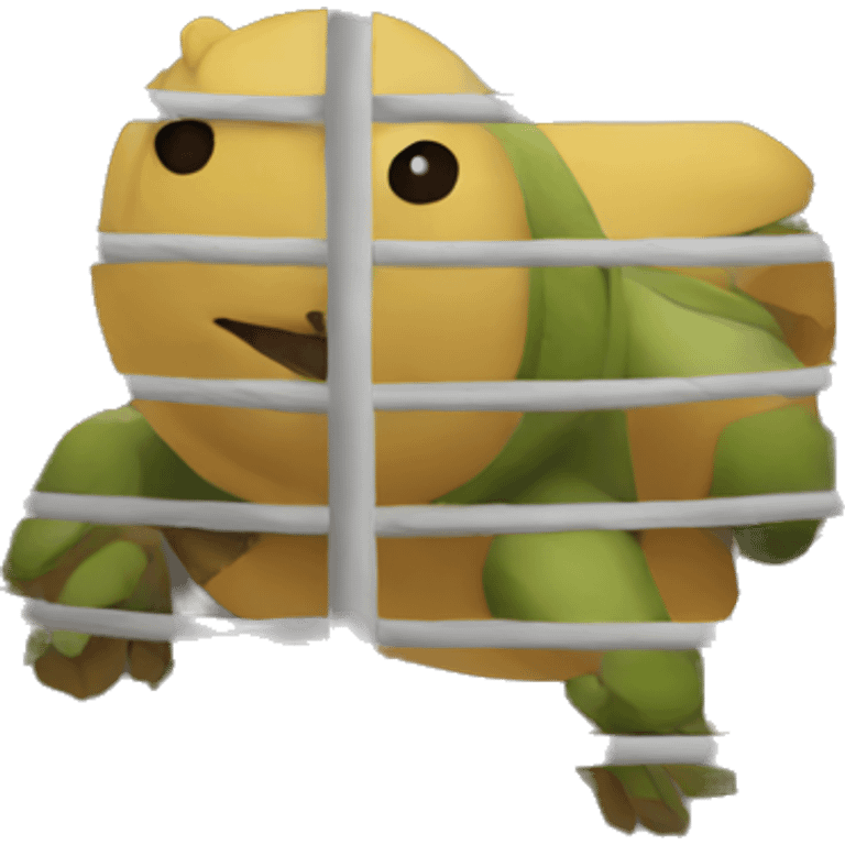 Cage trap emoji