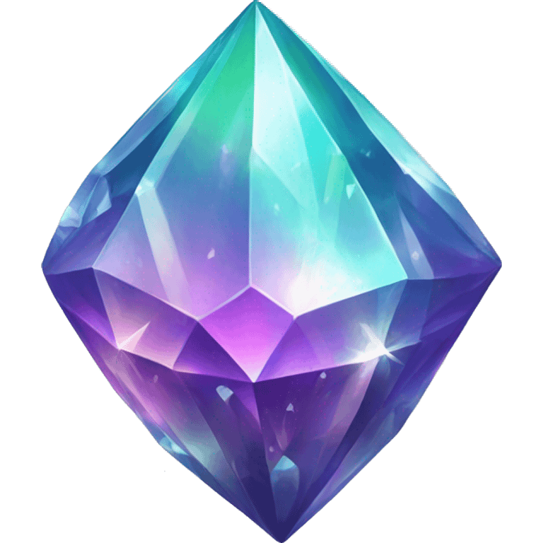 iridescent crystals emoji