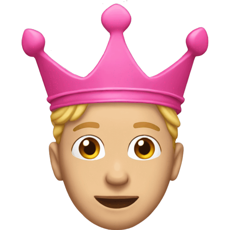 pink crown emoji