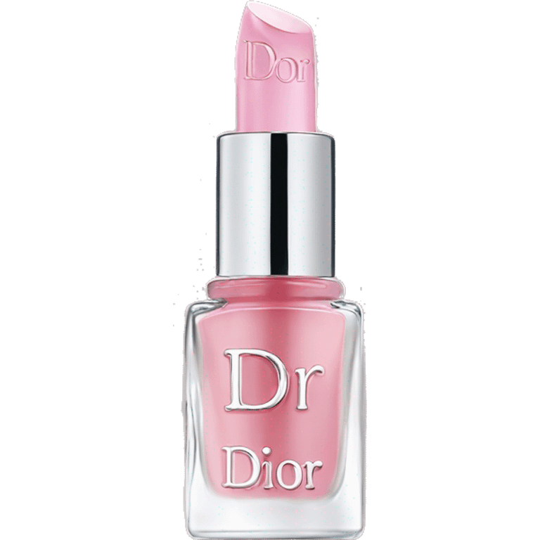 Clear Dior lipgloss emoji