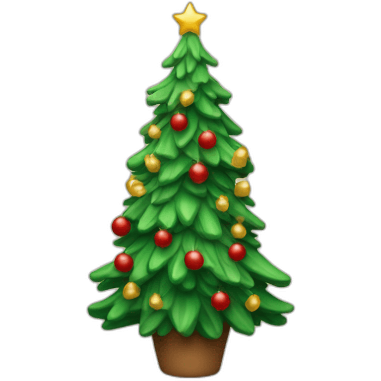 Sapin de noël qui danse emoji