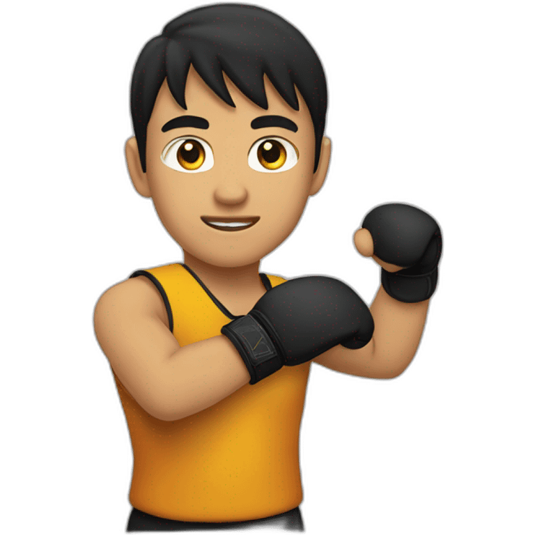 Asrai, a youth practicing Jeet Kune Do  emoji