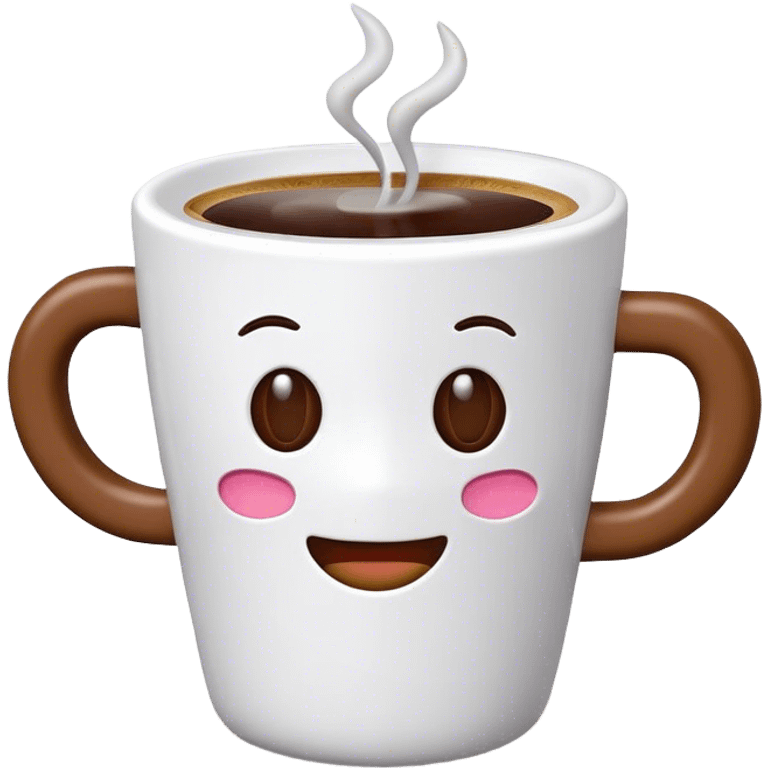 coffee emoji but similar to 3d toy emoji