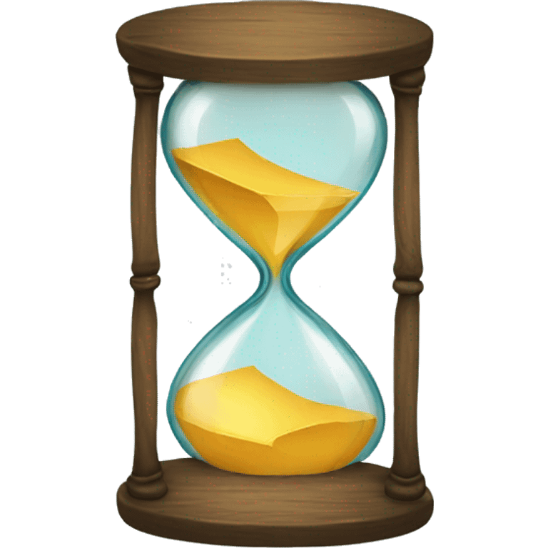 hourglass broken glass emoji