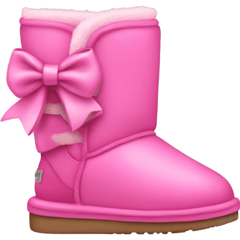 pink uggs with bows emoji