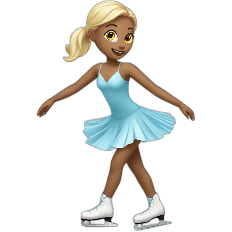 ice skating woman emoji