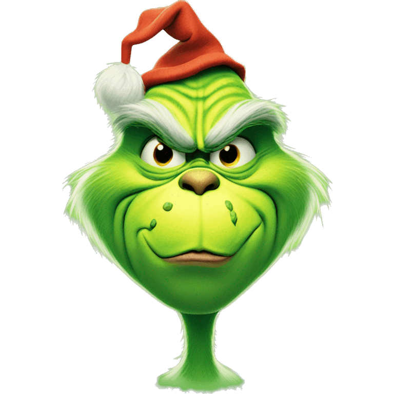 The grinch emoji