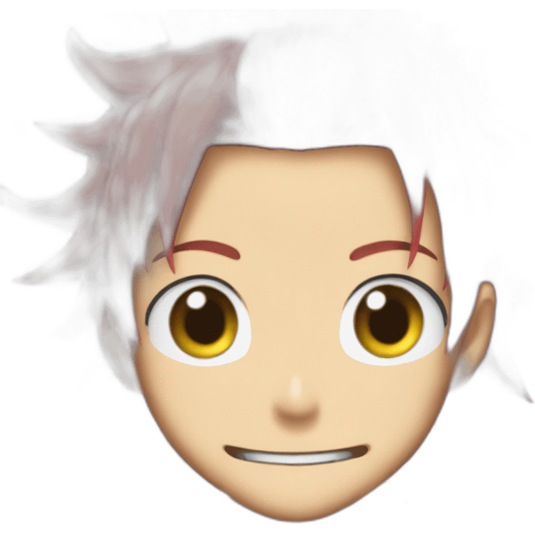 Yamato from one piece winking emoji