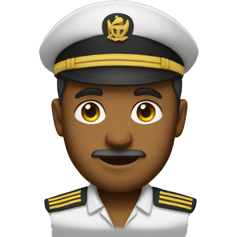 ship captain yellow skin emoji