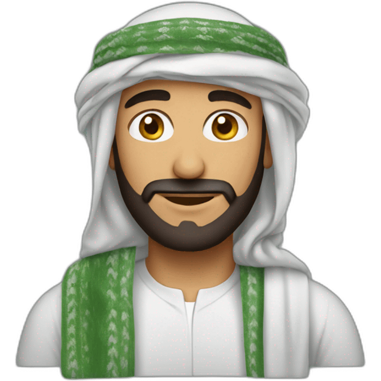 Arab man with shemagh emoji