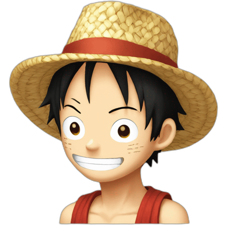 straw hat luffy emoji