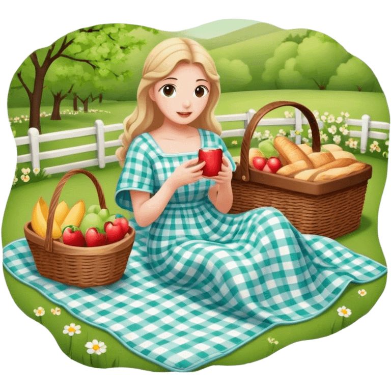 spring picnic scene emoji