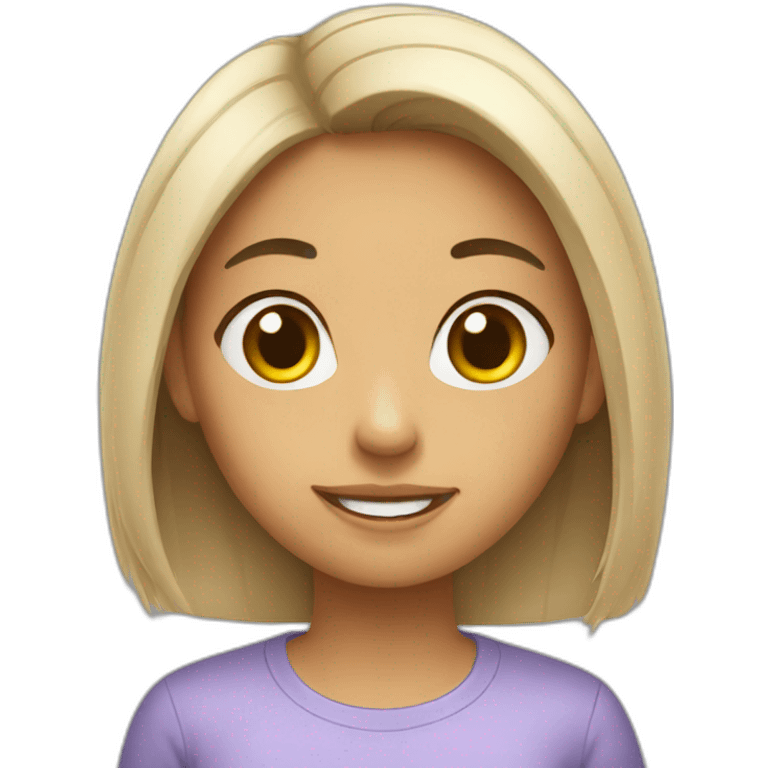 A loving girlfriend emoji