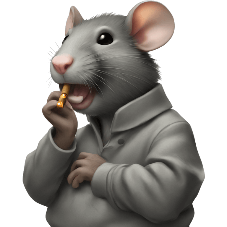 Rat smoking emoji