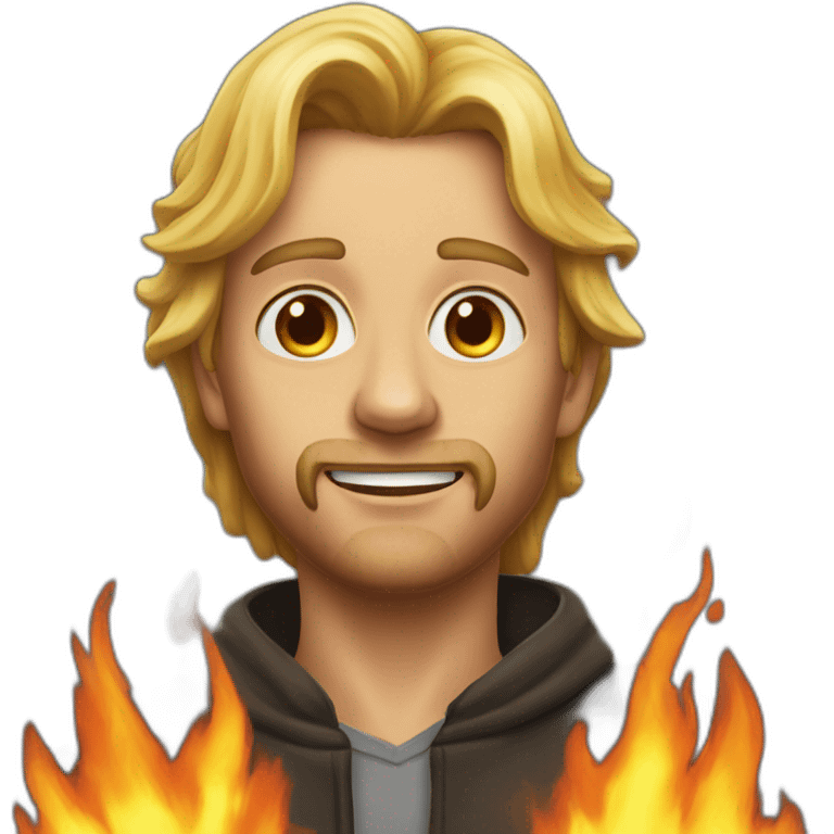 die kastanien aus dem Feuer holen emoji